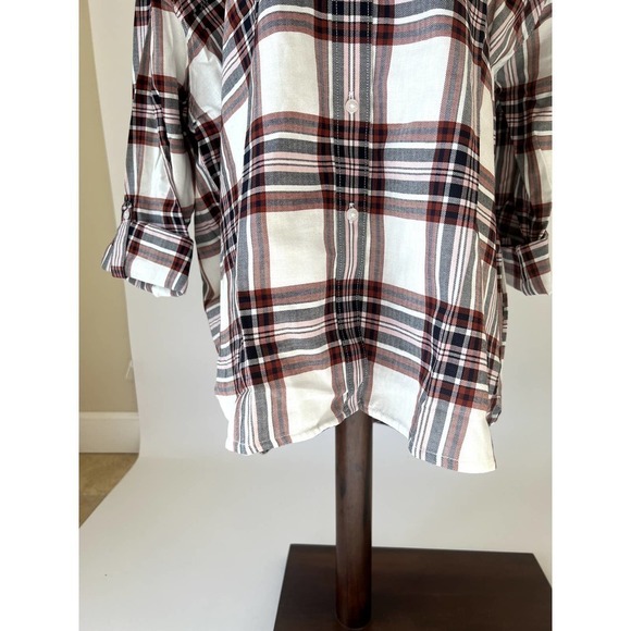 Barbour Bethwin Button Down Plaid Shirt in Cloud Check - Picture 5 of 14